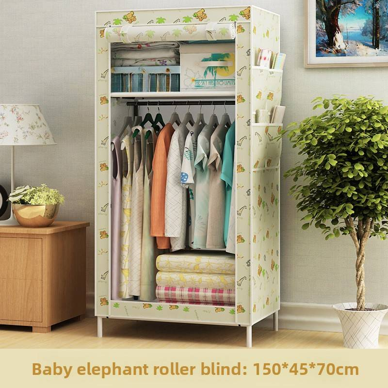 Penderie portable – Cadre en acier pliable série 70 et rangement en tissu (70 × 45 × 150 cm, design moderne, 12 options de couleurs, assemblage facile)_voghion.com