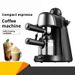 Cafetera espresso semiautomática compacta – Espumador de leche a vapor, calentamiento rápido, fácil limpieza, 800 W (Negra, Enchufe UE, 50 Hz)_voghion.com