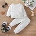 Mother&Kids Baby clothes set Baby long sleeve trousers hoodie two-piece home wear children's clothes_voghion.com