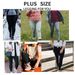 Women's clothing Fleece lined plus fleece plus size leggings high waisted warm yoga pants with pockets suitable for exercise_voghion.com