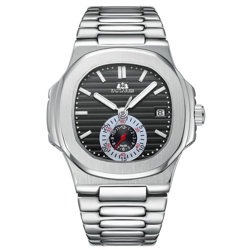 Fully Automatic Mechanical Solid Steel Band Calendar Luminous Parrot Men's Watch AUTOMATIC WATCH_voghion.com
