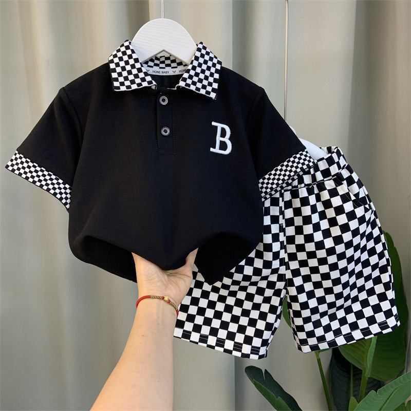 Jongens Polo Shirt Pak 24 Nieuwe Kindermode Korte Mouwen Jongen Baby Zomerkleding Straatkleding_voghion.com