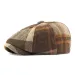 Fashion Men's and Women's Classic Plaid Beret Warm Octagonal Casual Street Painter Hat Retro Newsboy Hundred with Forward Cap_voghion.com