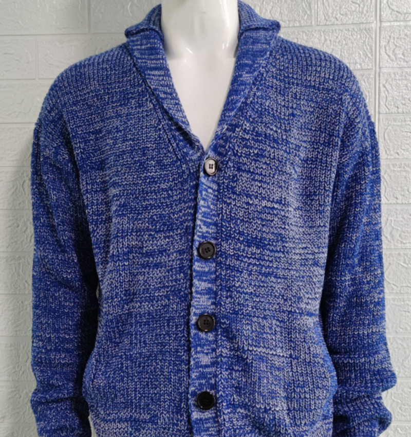 Abbigliamento da uomo 2024 autunno e inverno cardigan da uomo tinta unita a maniche lunghe maglione lavorato a maglia sottile maglione da uomo_voghion.com