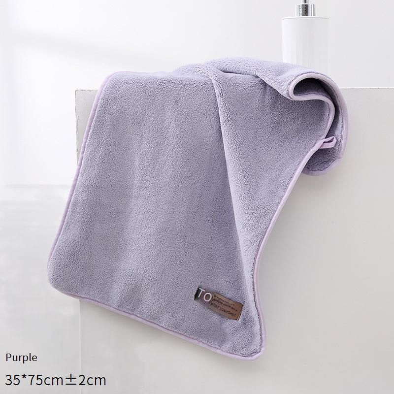 Home Textile Fleece Absorbent Towel Multi Color Household Face Towel Gift_voghion.com