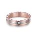 Women's Jewelry Titanium Steel Inlaid Zircon Ring Does Not Fade High End Ins Light Luxury Circle Does Not Fade Rose Gold_voghion.com