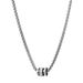 Niche Design, High Grade Women's Cool Titanium Steel Necklace, Men's Trendy Stacking Dia Studded Double Layer Slim Waist_voghion.com