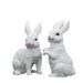 Suprimentos de jardim Simulação Animal Coelho Enfeites Resina Artesanato Villa Pátio Jardim Ao Ar Livre Decoração Paisagismo Layout_voghion.com