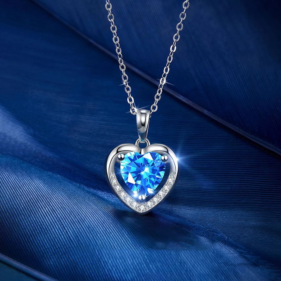 Collana corta in titanio acciaio temperamento conservazione colore rame micro intarsiato zircone fiore farfalla OL stile versatile elegante catena clavicola_voghion.com