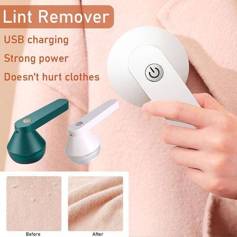 USB Rechargeable Fabric Shaver - Lint & Pill Remover For Clothes_voghion.com