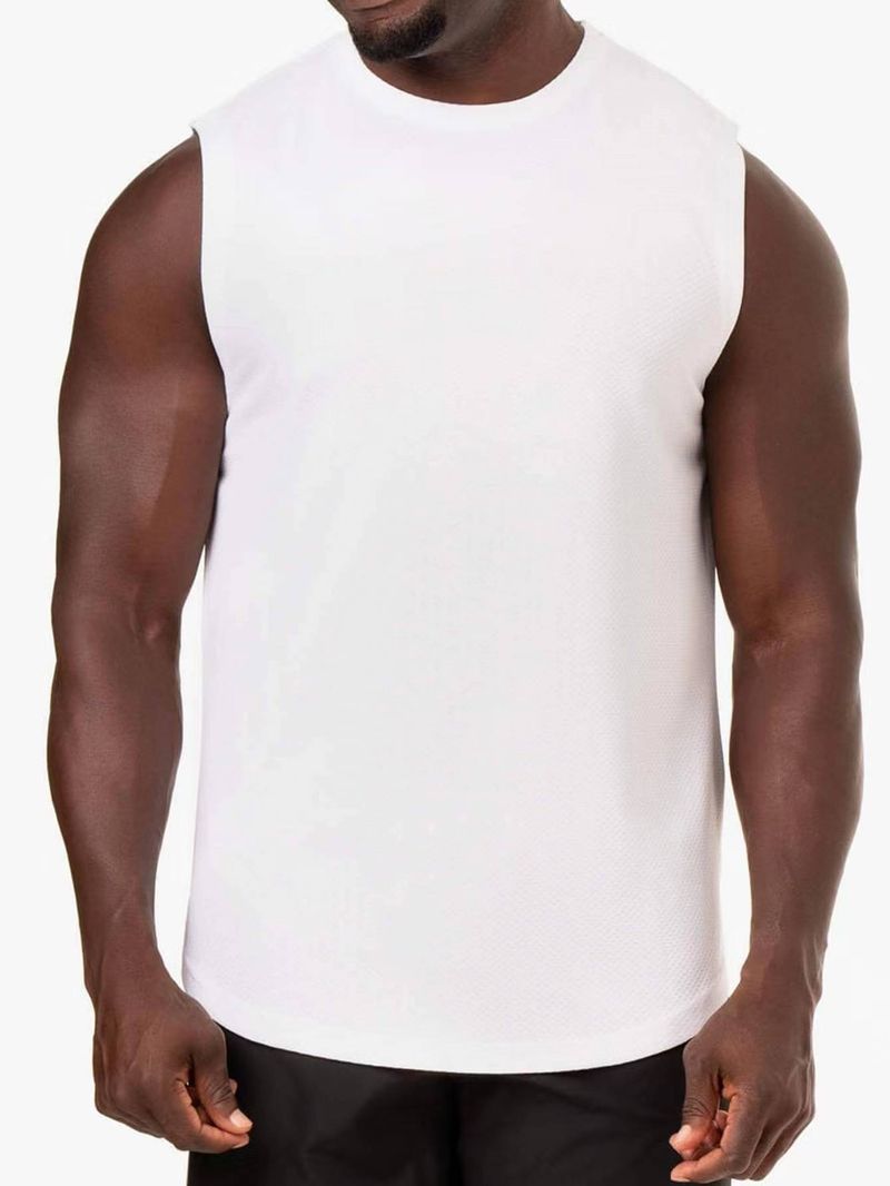 Men's fitness vest summer sleeveless loose sports undershirt_voghion.com
