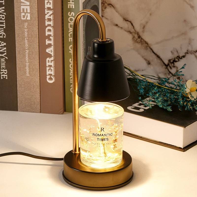 Simple Aromatherapy Wax Melting Lamp Melting Candle Lamp Ins Diffuser Table Lamp Smokeless Temperature Adjustable Bedside Night Light_voghion.com