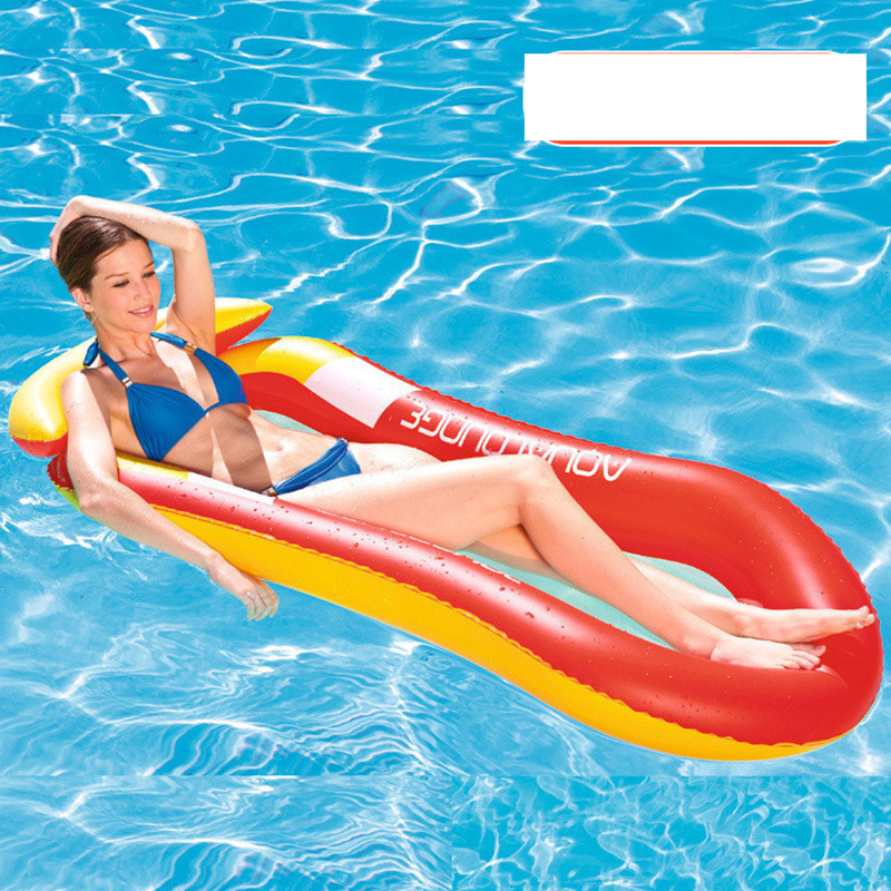 Aufblasbare Poolliege mit Blattdruck, Erwachsenengröße, mit atmungsaktivem Netzdesign für Schwimmbecken, Strandpartys und Entspannung_voghion.com