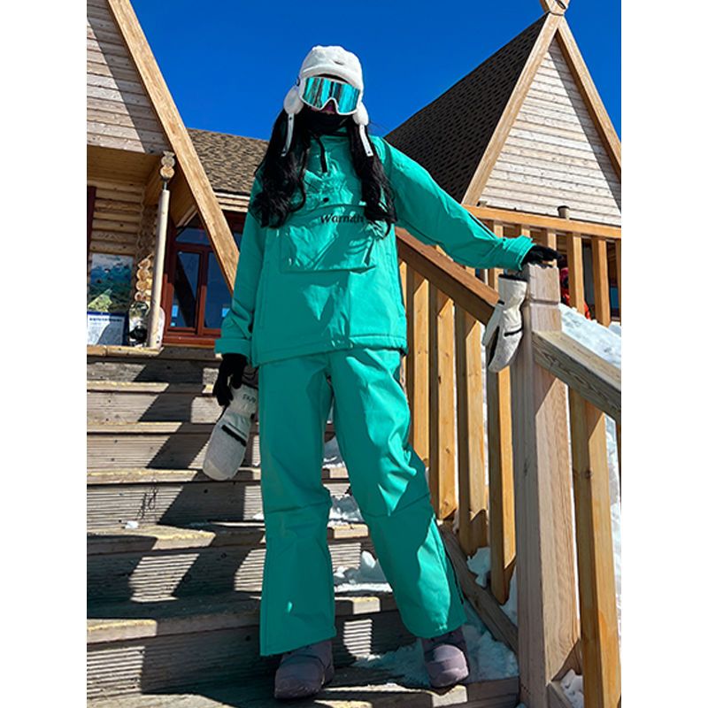 【 Cores brilhantes 】 Jaqueta Stormtrooper com meio zíper masculina, inverno, grossa, montanhismo, esqui, casal, funcional para atividades ao ar livre_voghion.com
