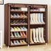 Metal Shoe Storage Cabinet – Modular Dust-Proof Shoe Rack With Modern Design, Expandable Double-Layer Organizer For Entryway & Closet_voghion.com