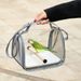 Portable Bird Travel Carrier Small Bird Parrot Pet Wood Standing Bag Cage With Side Perch Soft Mat Mesh Bird Window Accesso Z1C9_voghion.com