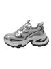 Spring And Autumn Women's Of Thick-soled Dad Shoes, Small Increase 2025 New Explosive Models European Street Casual Shoes_voghion.com