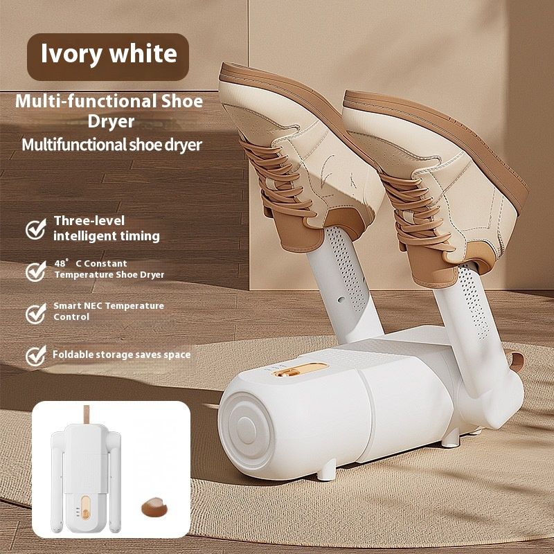 Portable Shoe Dryer & Deodorizer – Fast Drying, Adjustable Timer, 180W Energy-Efficient – Ideal For Sneakers, Boots, Work Shoes – Compact & Quiet_voghion.com