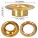 1000pc #4 Brass Grommets1000pc #4 Brass Grommets_voghion.com
