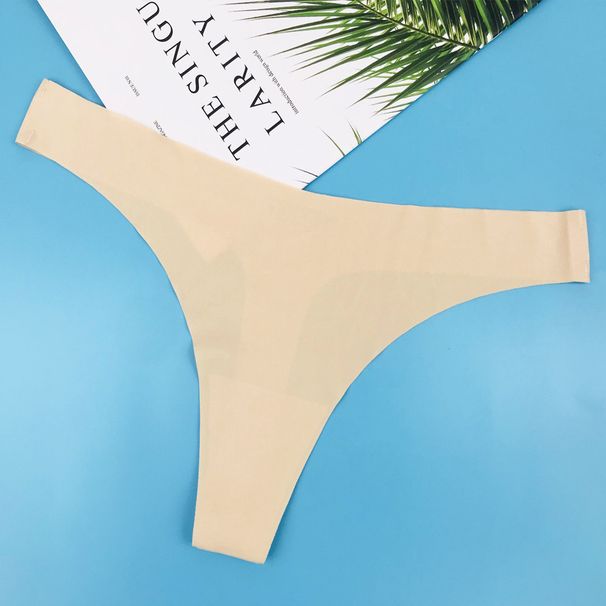 Nahtlose Unterwäsche für Damen, dünner, hoch taillierter, bauchkontrollierender, bequemer, nicht kräuselnder Baumwoll-Slip in großen Größen_voghion.com