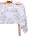 Nappe en mélange coton-lin – Imprimés géométriques et botaniques élégants, tailles carrées et rectangulaires, antidérapante et résistante à la chaleur_voghion.com
