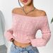 Solid Color Long Knitted Cardigan Women's Casual Loose Sweater Jacket_voghion.com