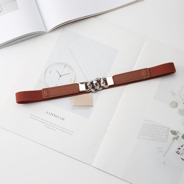 Elastic, Elastic, Fashionable, Minimalist, And Versatile Slim For Women's Dresses, Sweaters, Suits, Outerwear, Waist_voghion.com