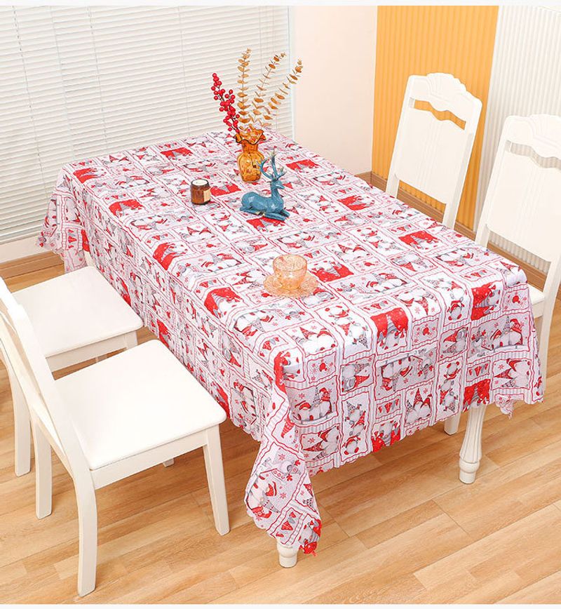 Nuova tovaglia di Natale Decorazione della casa Tovaglia in poliestere Tovaglia da tavolo Tappetino da pranzo Forniture per la decorazione del ristorante_voghion.com
