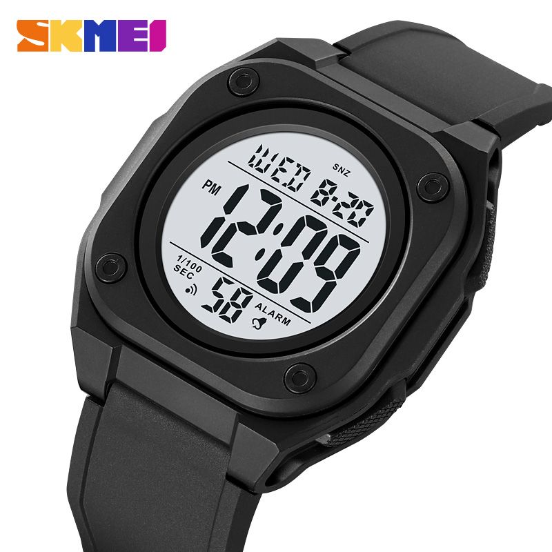 Reloj electrónico luminoso resistente al agua para deportes juveniles y niñas a la moda, reloj cuadrado para niños_voghion.com