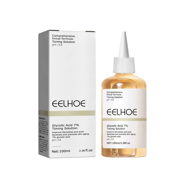 EELHOE Glycolic Acid 7% Toner, Remove Acne Lighten Acne Repair Acne Mark Moisturize Skin Toner_voghion.com