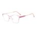 Irregular Multi-Sided Metal Anti-Blue Light Non-Prescription Fashion High-End Bare Face Glasses Frame 66053_voghion.com