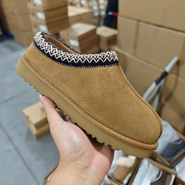 U Ethnic Style Lazy Flat Bottomed Talman Mop Fashionable Warm Integrated Women's Versatile Fur Shoes Thin Sole_voghion.com