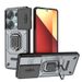 For Xiaomi 14 Ultra 13T POCO X6 X5 M6 F5 Pro C65 Armor Phone Case with Slide Camera Protection Ring Holder Bracket Cover_voghion.com