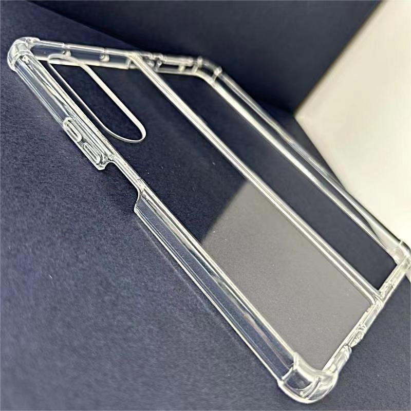 Voor Samsung Galaxy Z Fold 3 4 5 Transparante, heldere anti-drop acryl telefoonhoes_voghion.com