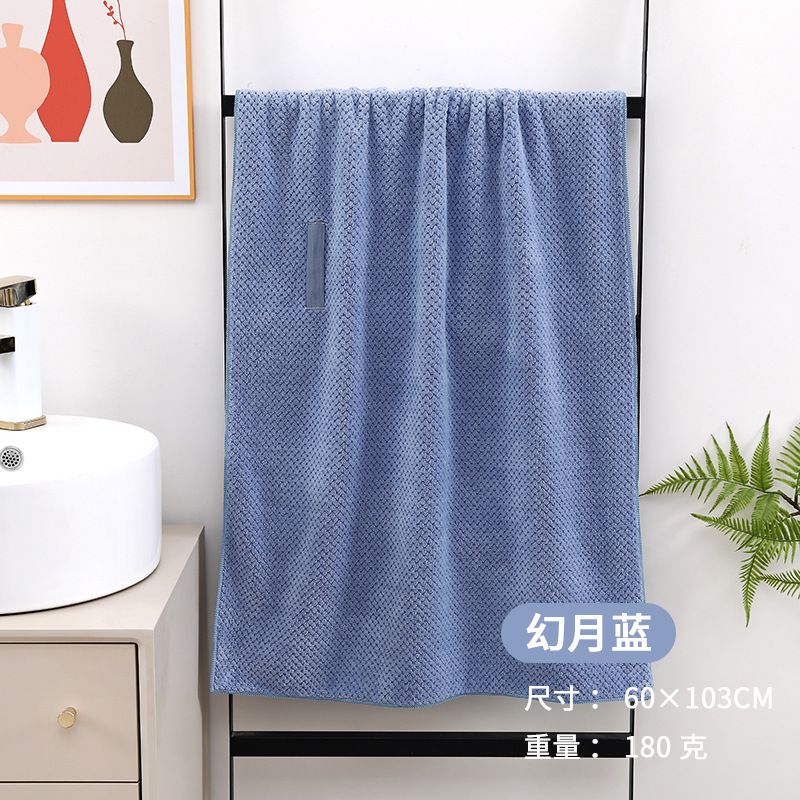 Ananas Fleece Huvudduk Hushållsföretag Hotell Mjukt Vattenabsorberande Torrt Hår Handduk Torka Huvudduk Kvinnor_voghion.com