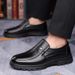 Middle-Aged Genuine Leather Breathable Summer New Thick-Soled Casual Non-Slip Soft-Soled Slip-On Men's Shoes_voghion.com