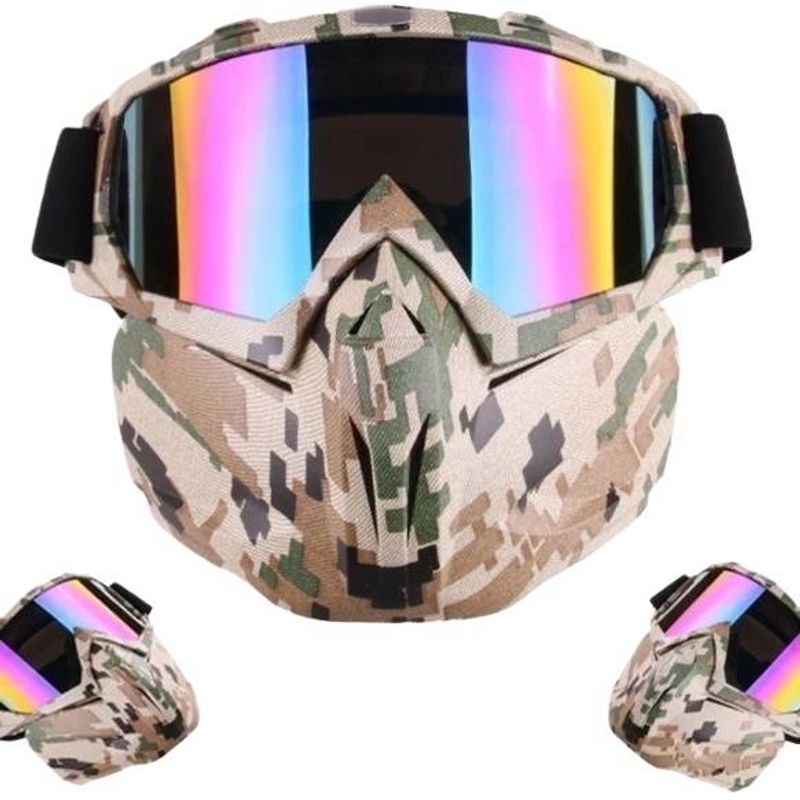 Outdoor Military Fan Tactical CS Mask Harley Motorcycle Glasses for Riding Motorcycle against Wind and Sand Goggles Mask Goggles_voghion.com