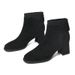 Cameido 2024 New High-heeled Boots, British-style Chunky-heeled Ankle Boots for Autumn and Winter, Fleece-lined Slim Boots for Autumn and Winter_voghion.com