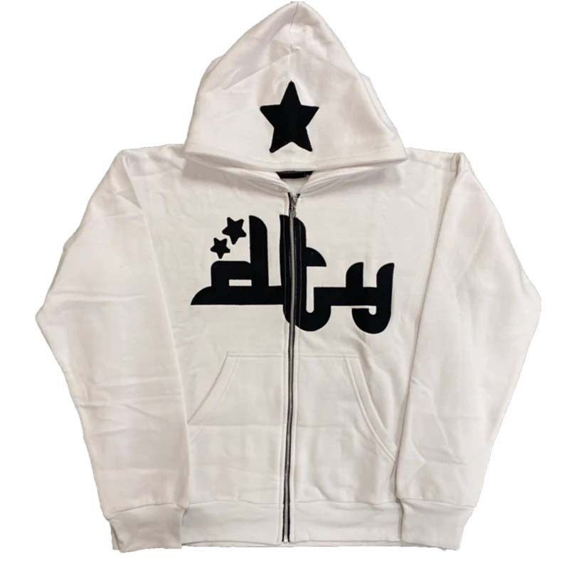 2022 Nieuwe hot selling hoodies met rits, gepersonaliseerde street trend vesten, herfst en winter pluche casual hoeden_voghion.com
