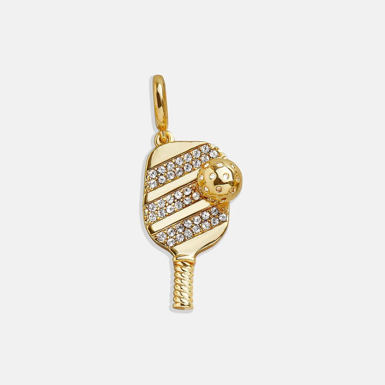 Sports Pendant Set Vacuum Gold Plated Stainless Steel Tennis Volleyball Charms DIY Unisex Jewelry_voghion.com