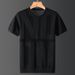 Herrenbekleidung Sommer Ice Silk Kurzarm Herren Dünner Großer Pullover Lockerer Rundhalsausschnitt Eiskalt Hohl Gestrickt Halbarm Verarbeitung_voghion.com
