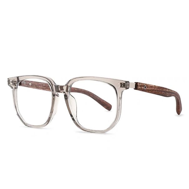 Fashion Graining Square Business Reading Computer Eyeglasses Frame Presbyopic Retro Anti-Blue Light Presbyopia Glasses_voghion.com