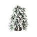 Weihnachten Simulierte Fallen Schnee Beflockung Nobel Baum Nordic Stil Kleine Desktop Dekoration Baum_voghion.com
