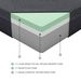 11inch Queen Mattress Green Tea Gel-Infused Memory Foam Mattress, Gray, Mattress In A Box_voghion.com