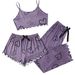 2025 Spring/Summer New Women's Camisole Long Pants Loungewear Set Pamas_voghion.com