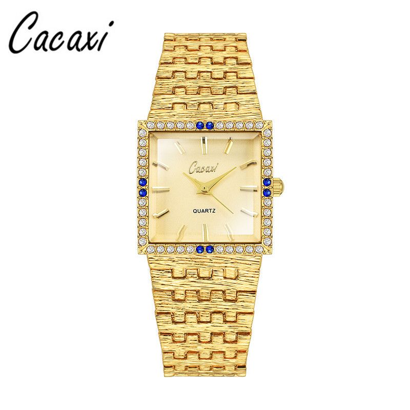 Women's watches Cacaxi hot sale retro square watch ladies live new fashion green diamond watch foreign trade model A247_voghion.com