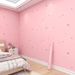 Neu Rosa Hintergrund Stern Schlafzimmer Wohnzimmer Abnehmbare Dekorative Selbst-klebe_voghion.com