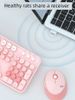 Set di tastiera e mouse wireless Mofii Ferris Hand Bear, colori misti, per ufficio e computer, di bell'aspetto, rosa_voghion.com