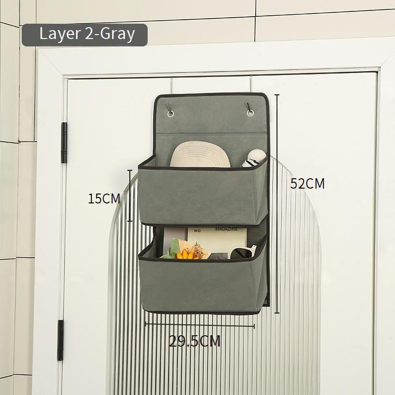 ​Over-The-Door Hanging Organizer - Foldable Multi-Pocket Storage Bag For Closet & Dorm (Space-Saving, Lightweight, Multi-Layer)​​_voghion.com
