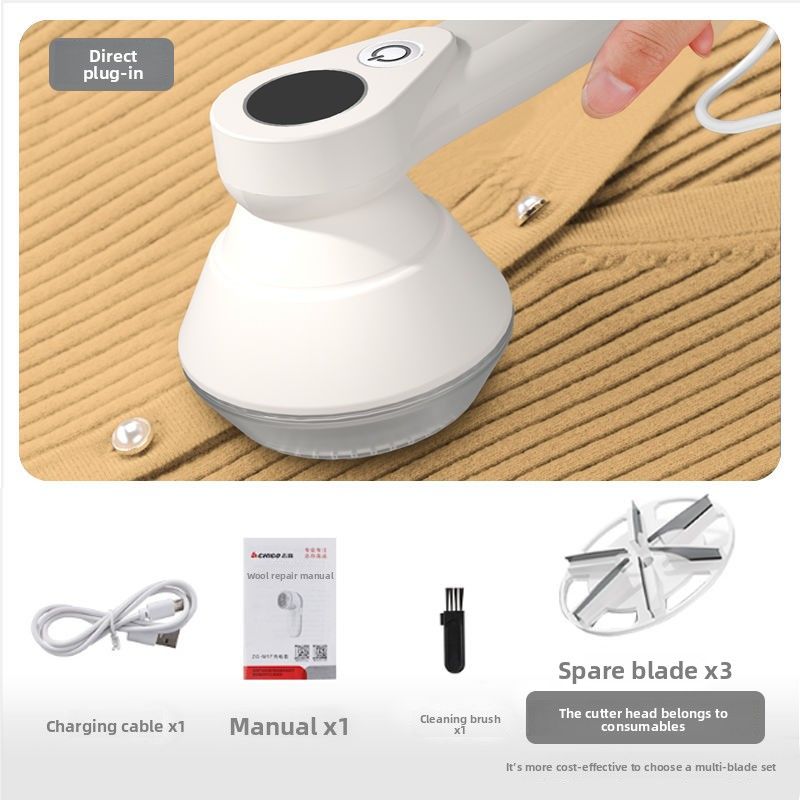 New Trimmer Home Rechargeable Hair Shaver Suction Hairball Remover Tool_voghion.com